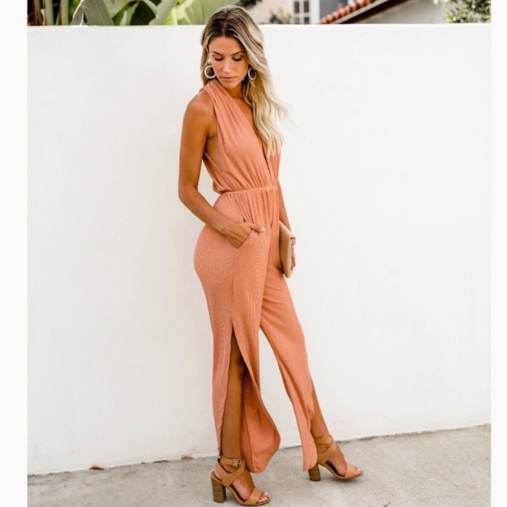 RUST SEXY JUMPSUIT - Picture 13 of 13